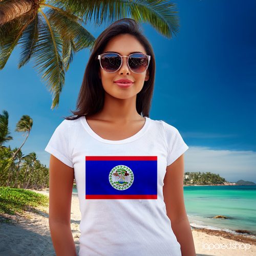 Belize flag, bandera de belize