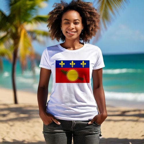 Guadeloupe - Island Guadeloupe - Flag of Guadeloupe - Bandera de Guadeloupe