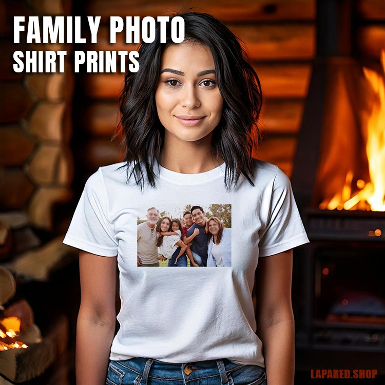 Family photo tshirt prints