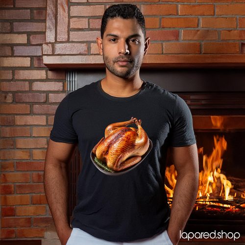 thanksgiving dia de accion de gracias turkey pavo black shirt