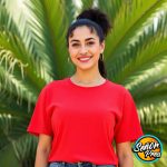 Custom Shirt Press on Red Shirts